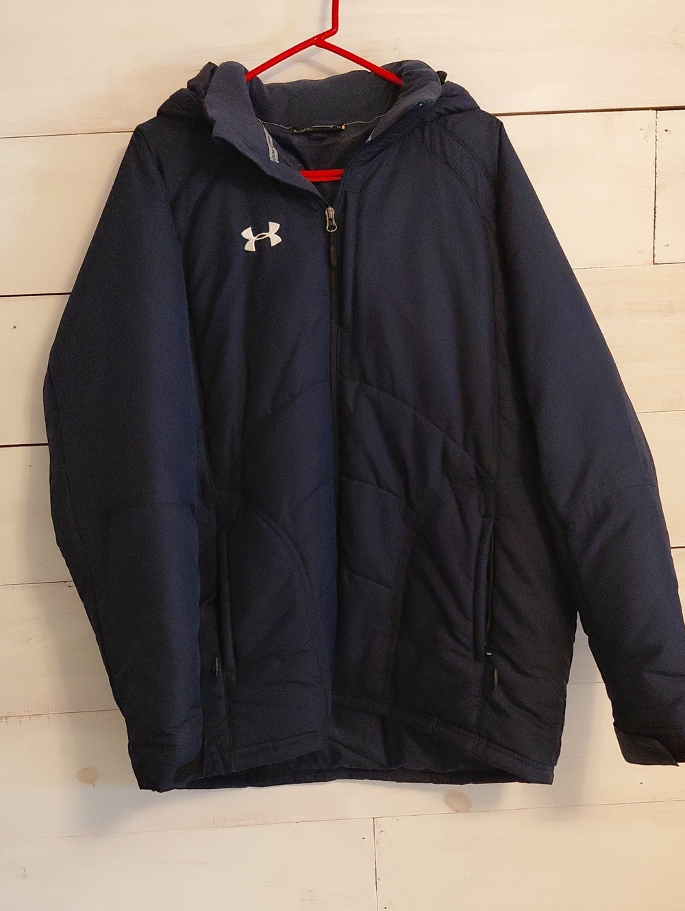 Under ARMOUR XL NAVY COAT